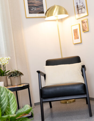 Ansicht Wartebereich Studio Kosmetik Petra Rülling