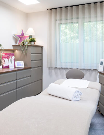 Ansicht Behandlungsraum Studio Kosmetik Petra Rülling